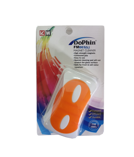 [FM003-L] KW Zone Dophin Floating Magnetic Cleaner Without Blade Sizes Large