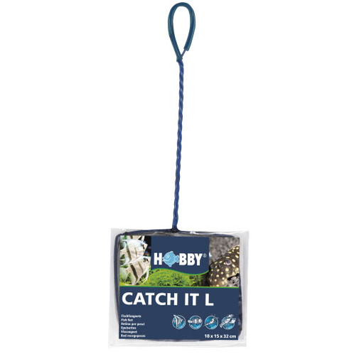 [HO60722] Hobby Catch It Net Large  Aquarium Tools 18x15x32cm