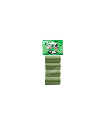 [ICA510] IMAC 4 Rolls Of 15 Biodegradable Waste Bags and Hygienic
