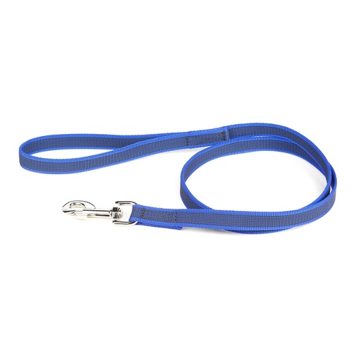 [JL216GM-B-1-2] Julius K9 Super Grip Leash with Handle Blue & Gray 20mm x 1.2m
