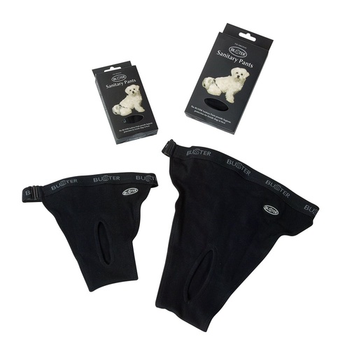 [KRS286005] Kruuse Buster Sanitary Pants for Female Dog In Heat Black Size-5