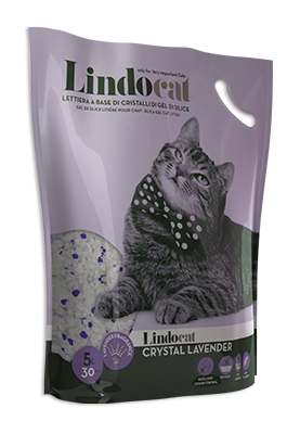 [LITRCLLC-TSNSILLAV] Lindocat Crystal Lavender Scent Silicagel Cat Litters 5L