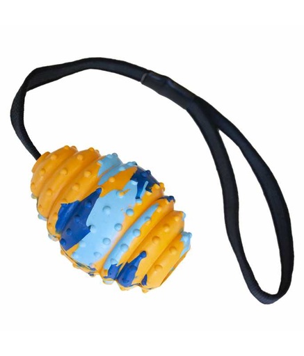 [LR12550] Duvo+ Rubber Rugby Smash Multicolour Medium 40x6.8x6.8cm
