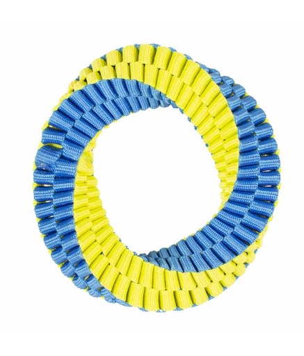 [LR12771] Duvo+ Supa' Nylon Hoop Blue/Yellow - 13x13cm