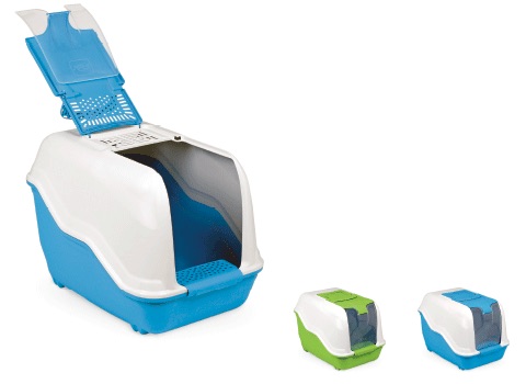 [MPS07110100] MPS2 Netta Cat Closed Toilet Litter Box Assorted Color 56x39x40cm