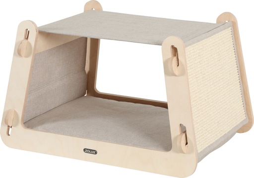[ZL504133] Zolux Cat Lodge 4 FSC 3in1 Hut