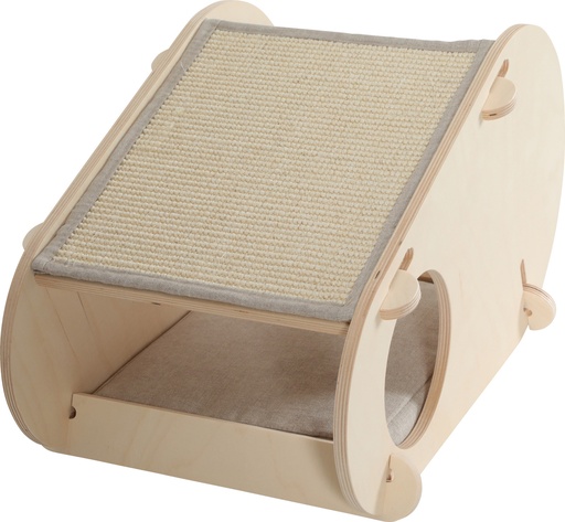 [ZL504132] Zolux Cat Lodge 3 FSC Scratcher