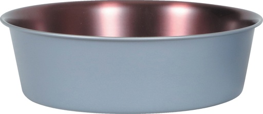 [ZL475539] Zolux Stainless Steel Non-Slip Dog Bowl, 1.1 Liter Capacity, Multicolor