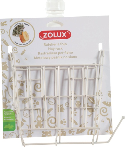 [ZL206870] Zolux - ZO-206870 Metal Hay Rack for Rodents 20 x 6 x 18 cm Beige