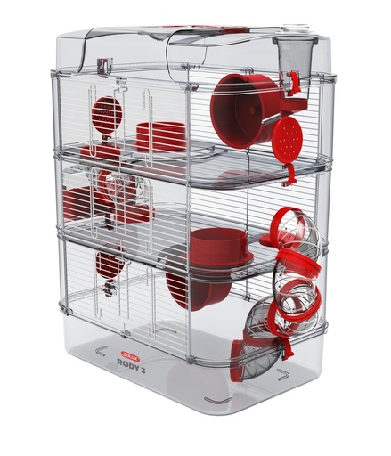 [ZL206023] Zolux Rody 3 Trio Hamster Mouse Gerbil Cage