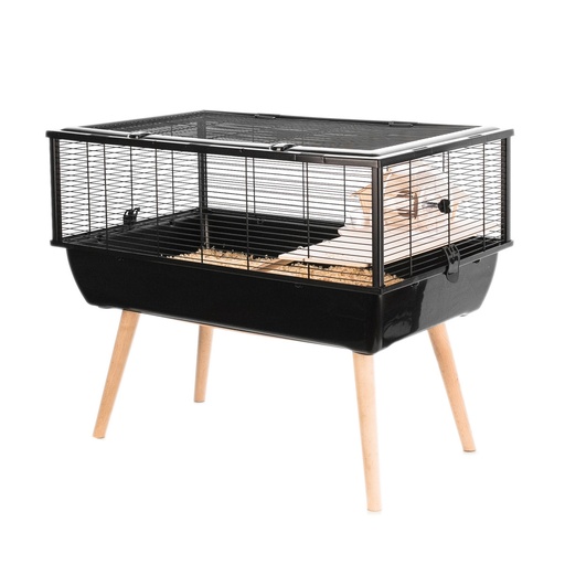 [ZL205623NOI] Zolux Neo Nigha Small Rodent Cage L 77.5 x D 47.5 x H 64.5 cm Black