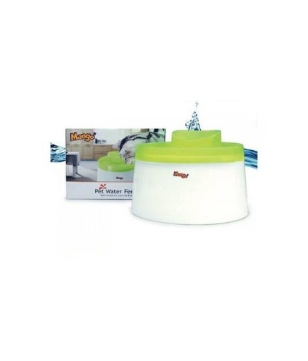 [KW-MF889-GR] KW Zone Mango Pet Water Feeder Fountain Bowl 2L - Green