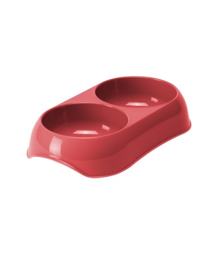 [MOD-BA10-0371-00] Moderna Gusto Easy Grip Twin Bowl Spicy Coral 200ml