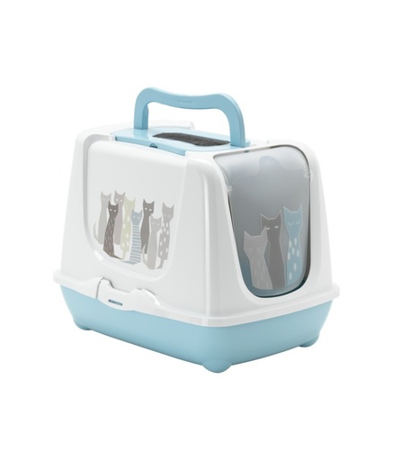 [MOD-BJ61-0363-BE] Moderna Trendy Cat-Litter Box Blue XL 57.3x44.4x43.8cm