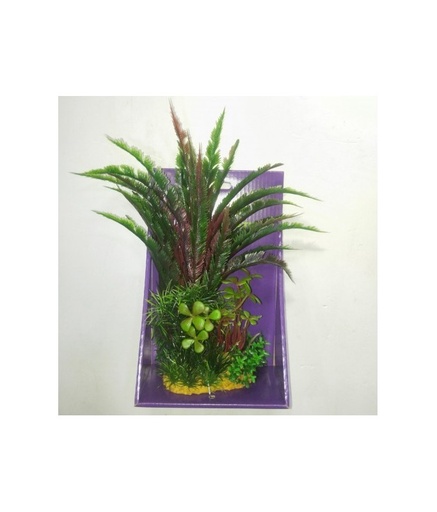 [YS-60208] Yusee Plastic Aquarium Plant 20cm Medium