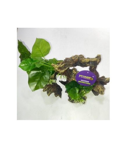 [YS-19513] Yusee Aquarium Decoration Artificial Plant 26x14x24cm