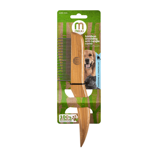 [MI6280024] Mikki Bamboo Anti Tangle Comb Shedding