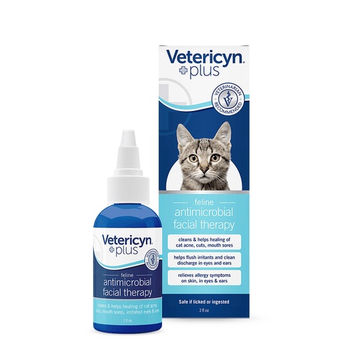 [1775] Vetericyn Plus Feline Antimicrobial Facial Therapy 2oz