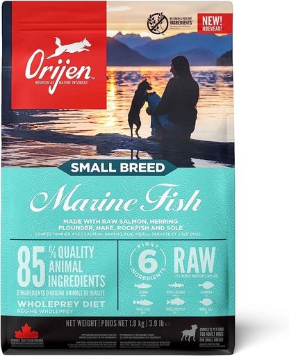 [103824-1] Orijen Marine Fish Small Breed Dry Dog Food 1.8Kg