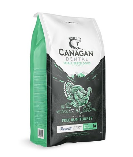 [300935-2KG] Canagan Free Run Turkey Dental Small Breed Dogs 2kg
