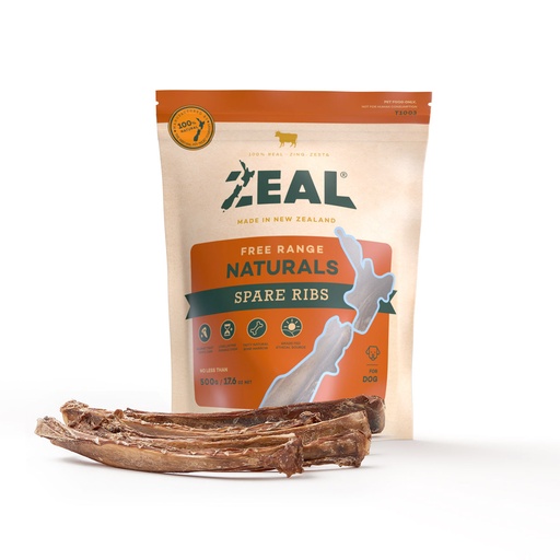 [772] Zeal Free Range Naturals Spare Ribs 500gm
