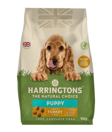 [HARRPUPT-10KG] Harringtons Complete Puppy Turkey & Rice Dry Food 10kg