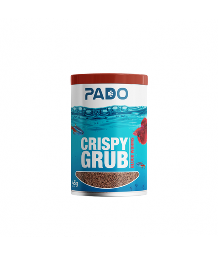 [PD-84902] Pado Crispy Grub Blood Worms Fish Food 45gm / 500ml