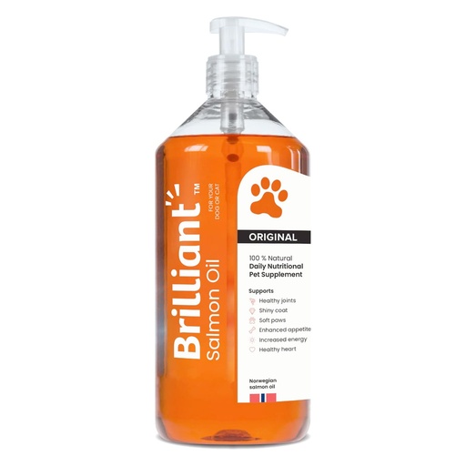 [20073] HBC Brilliant Salmon Oil for Dogs and Cats 1000ml
