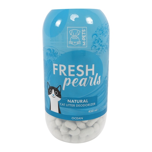 [6953182736646] M-PETS Fresh Pearls Natural Cat Litter Deodoriser Ocean 450ml