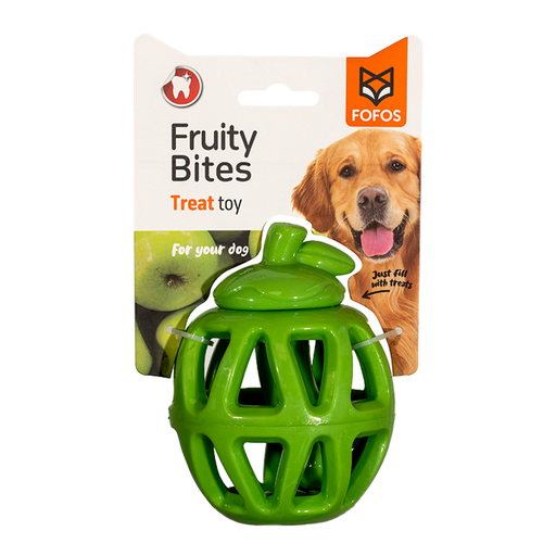 [6971067408563] FOFOS Fruity Bites Apple Treat Dispensing Dog Toy