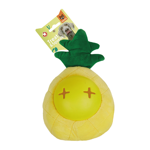 [6971067405838] FOFOS Cute Pineapple Treat Dispensing Dog Toy