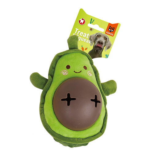 [6971067405821] FOFOS Cute Avocado Treat Dispensing Dog Toy