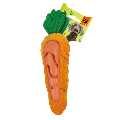 [6971067405845] FOFOS Cute Carrot Treat Dispensing Dog Toy
