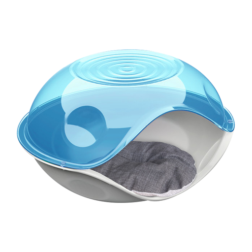 [8016040201071] Georplast Duck Transparent Covered Pet Bed Assorted Colors