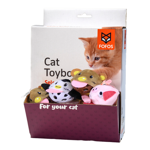 [6971067400871] FOFOS Bell Ball Assorted Display Box 18pcs