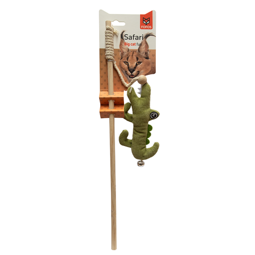 [6971067407184] FOFOS Crocodile Cat Wand Cat Toy