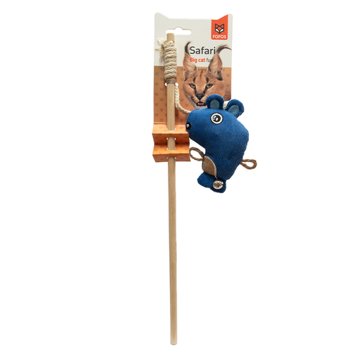 [6971067407146] FOFOS Beaver Cat Wand Cat Toy