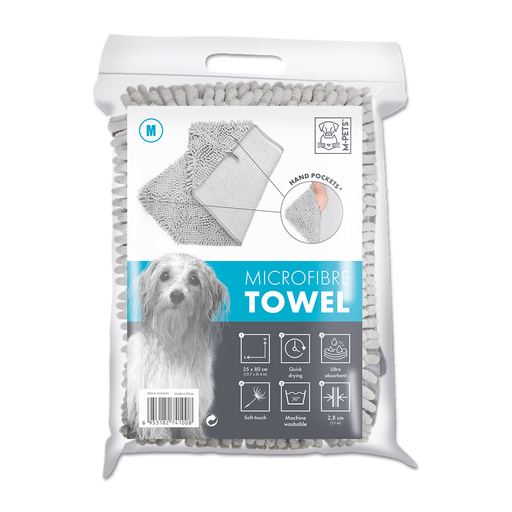 [6953182741008] M-PETS Microfibre Towel Medium