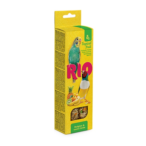 [4602533784332] RIO Sticks for Budgies and Exotic Birds with Tropical Fruit 2x40gm