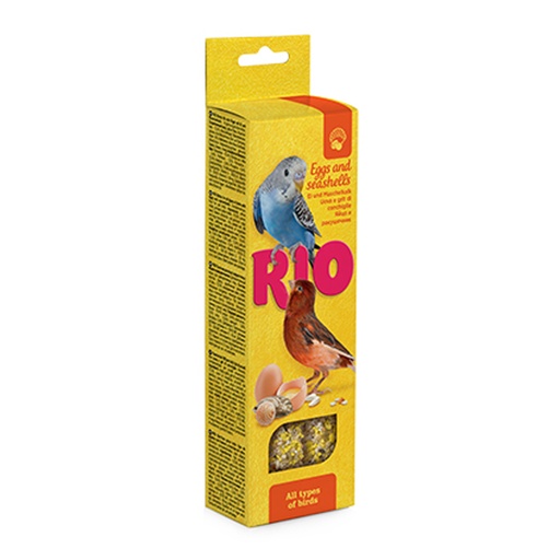 [4602533784349] RIO Sticks for all Types of Birds with Eggs and Seashells 2x40gm