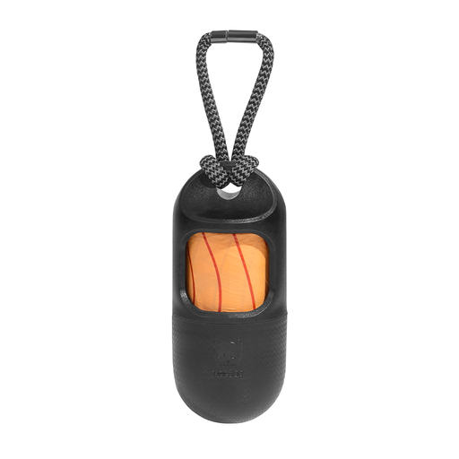 [7908471114529] Zee.Dog Poop Bag Dispenser with Compostable Refill Black