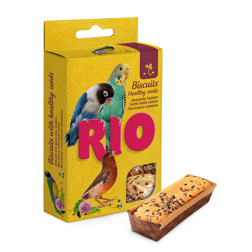 [4602533784394] RIO Biscuits for all Birds with Healthy Seeds 5x7gm