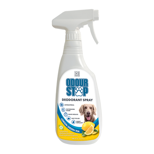 [6953182736257] M-PETS Odor Stop Deodorant Spray Lemon Green Tea 500ml