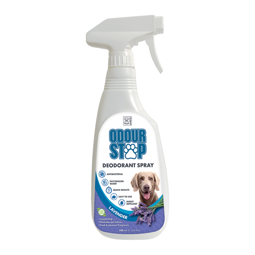 [6953182736264] M-PETS Odor Stop Deodorant Spray Lavender 500ml