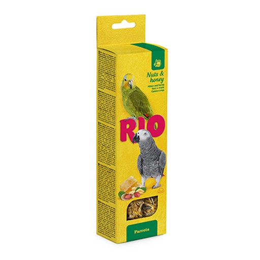 [4602533786350] RIO Sticks for Parrots with Nuts and Honey 2x90gm