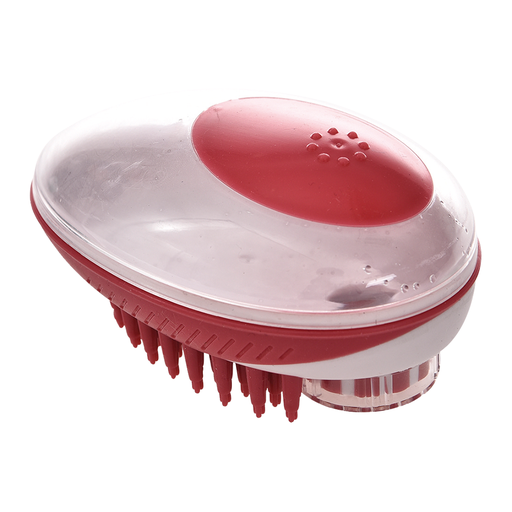 [6953182730170] M-PETS Rubeaz Soap Dispenser & Brush Red