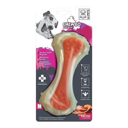 [6953182729723] M-PETS Chewbo Choppy Dog Toy Medium