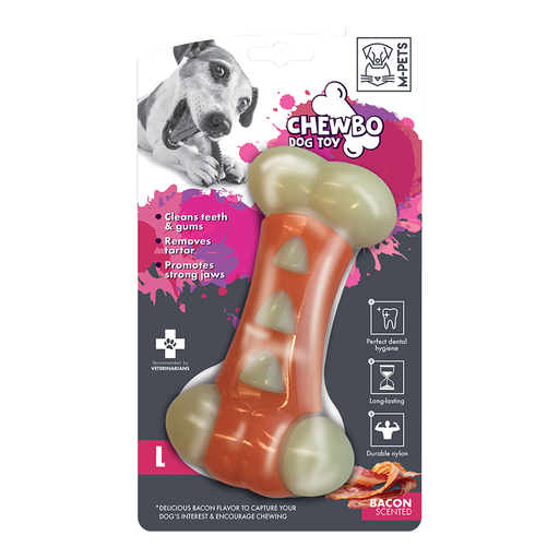 [6953182729617] M-PETS Chewbo Tribone Dog Toy Large