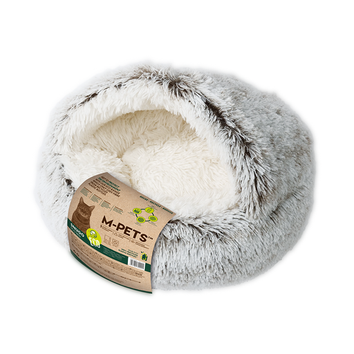 [6953182744238] M-PETS Snugo Eco Cat Bed Grey