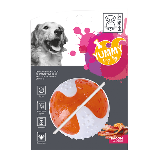 [6953182732754] M-PETS Yummy Ball Dog Toy